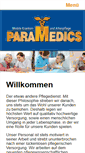 Mobile Screenshot of pflegedienst-paramedics.com